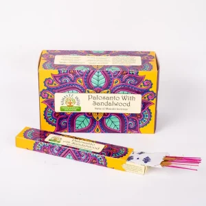 Palo Santo & Sandelträ – Namaste India Rökelse
