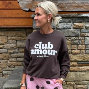 Club Amour Sweat - Kul/Vit