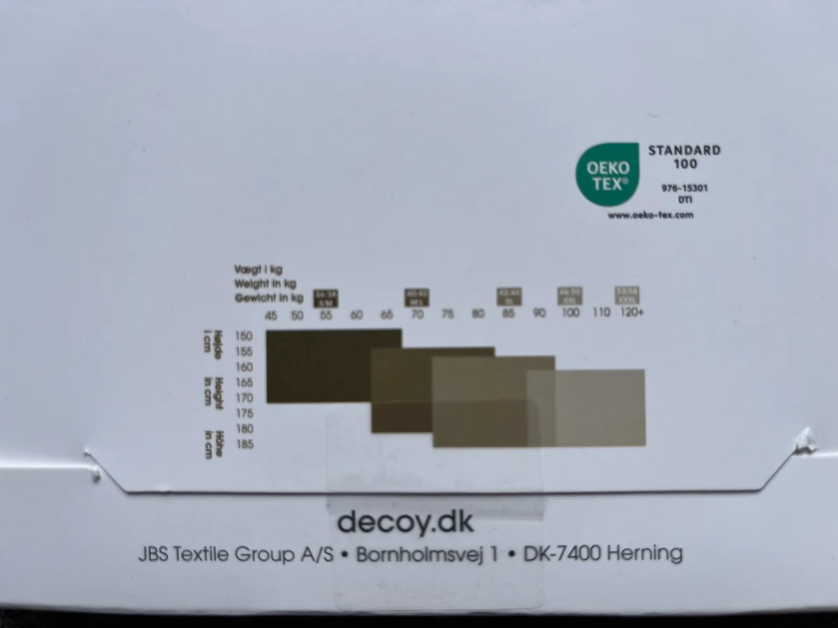 Tights Mönster 25 denier - Svart - Bild 4