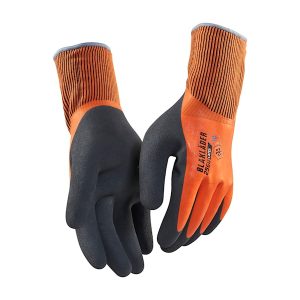 Arbetshandske fodrad WR, Latexdoppad