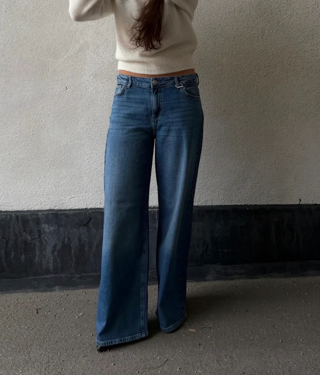 PCSILKE Jeans - Medium Blue Denim - Bild 2