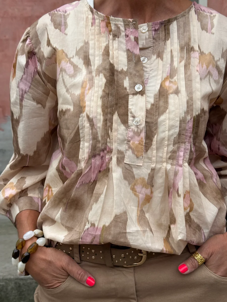 PREORDER-Cosmos Blouse - Beige - Bild 4