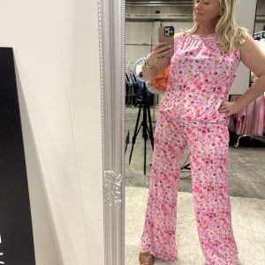 Tillfälligt parti : Sunshine top+pants Rosa