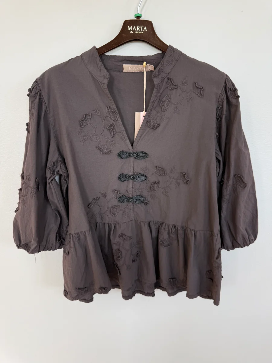 Safiya Blouse - Castagno - Bild 4