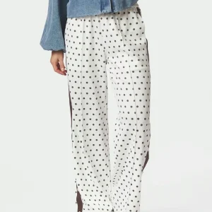 Meggie Dot Track Suit Pants - Off White