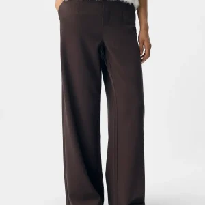LISA WIDE PANT NOOS - Seal Brown