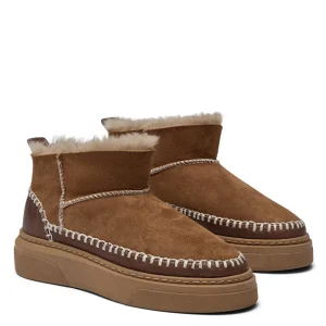 Suvi Teddy Bear Boots - Tan