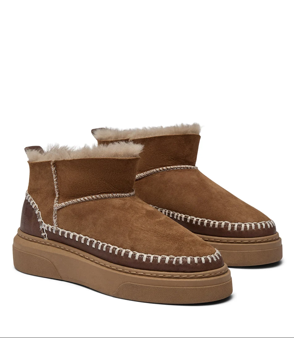 Suvi Teddy Bear Boots - Tan - Bild 2