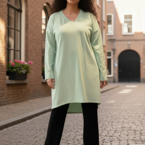 Alessia dress- V neck Mint