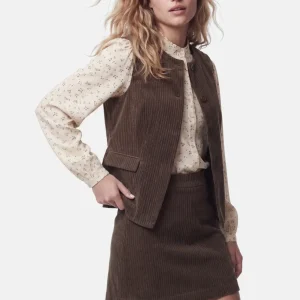AUDRE CORD VEST - Wren