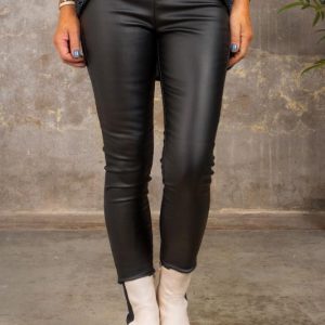 Vaxade leggings 19212 – Svart