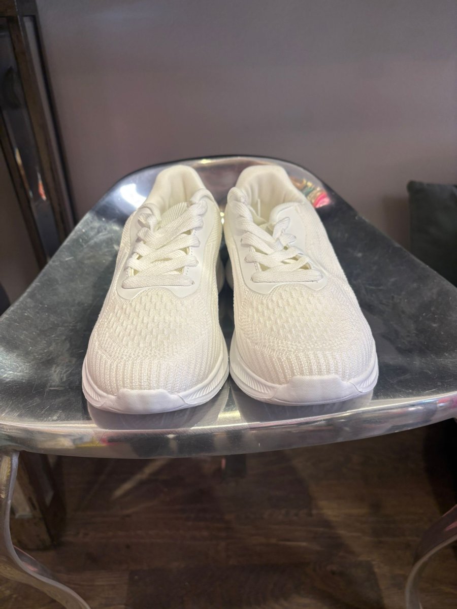 Sneakers med vit sula – 1199 – Vit - Bild 7