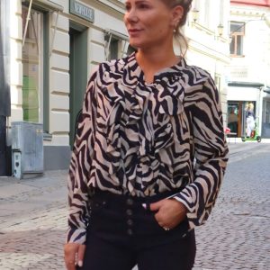 Zoe – Volangblus – Zebra